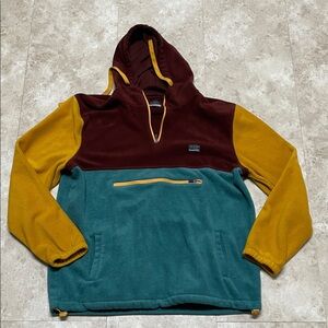 Colorblock Hoodie with Front Pocket XXL